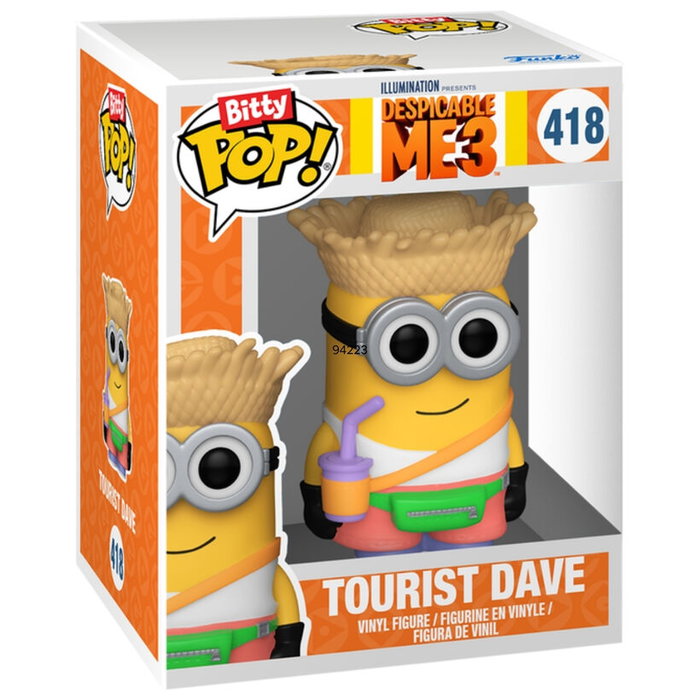 Minions Bitty POP! Vinyl Figuras Pajama Bob & Tourist Dave 2 cm Minions Bitty POP! Vinyl Figuras Pajama Bob & Tourist Dave 2 cm