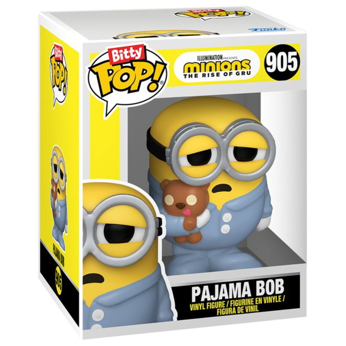 Minions Bitty POP! Vinyl Figuras Pajama Bob & Tourist Dave 2 cm Minions Bitty POP! Vinyl Figuras Pajama Bob & Tourist Dave 2 cm