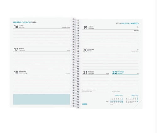 Finocam Agenda Escolar 2025-2026 Secundaria 4º Semana Vista Horizontal 155x212 Artículo 634204826