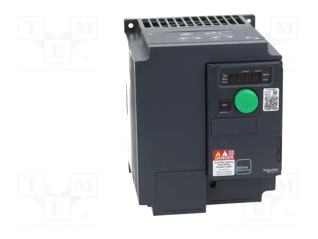 Schneider ATV320U40N4C Variador de frecuencia ATV320, 4kW, 380...500V, trifásico, compacto