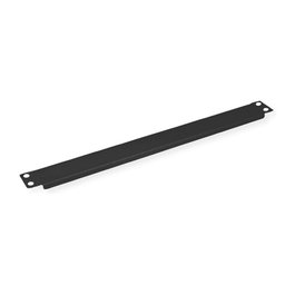 VALUE Placa ciega de 19 pulgadas 1 HE negro 48,26cm