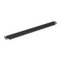 VALUE Placa ciega de 19 pulgadas 1 HE negro 48,26cm