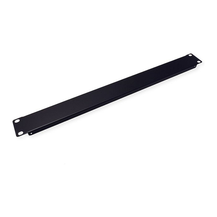 VALUE Placa ciega de 19 pulgadas 1 HE negro 48,26cm