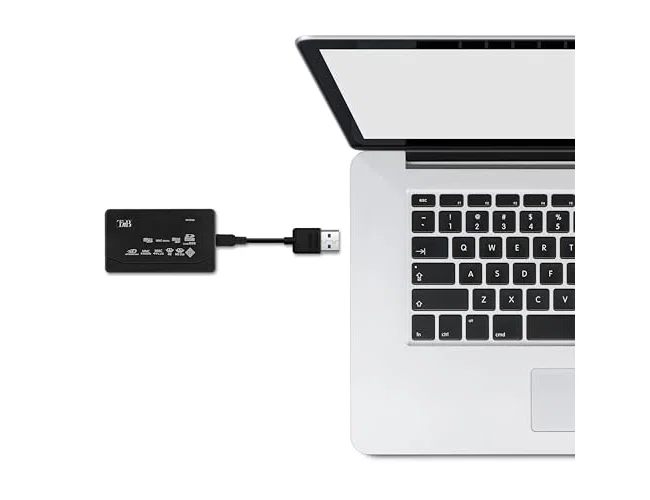 TNB Lector universal de tarjetas de memoria USB 2.0 READERSD Negro