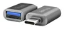 Trust Adaptador Calyx 2xUSB-C a USB-A Negro