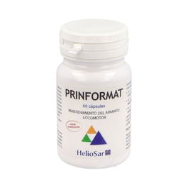 HELIOSAR Prinformat 60Cap. Contribuye al normal mantenimiento de los huesos y al funcionamiento normal de los músculos por su contenido en Vitamina D