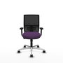 PIQUERAS Y CRESPO Silla de oficina Yunquera Morado/Negro
