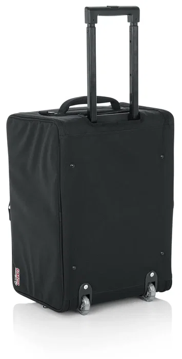 Gator Funda ligera para rack de 4U con ruedas y asa de arrastre - Negro