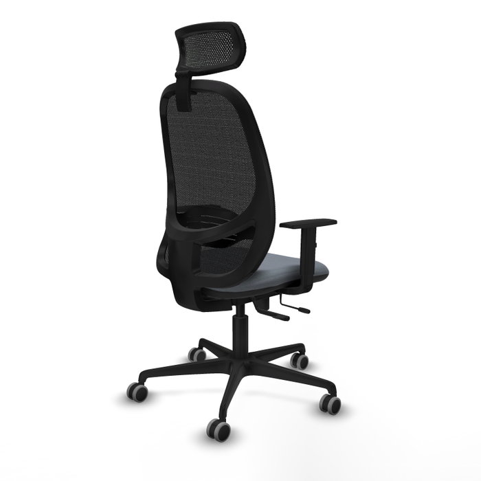 PIQUERAS Y CRESPO Silla de oficina Cilanco con mecanismo Sincro/Traslack Gris