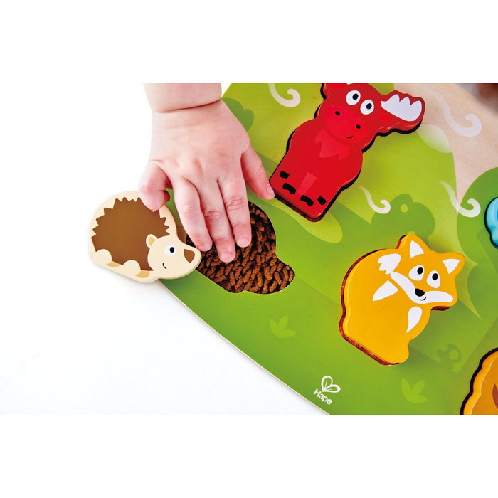Hape Puzle Táctil de Animales del Bosque - Modelos surtidos Hape Puzle Táctil de Animales del Bosque - Modelos surtidos