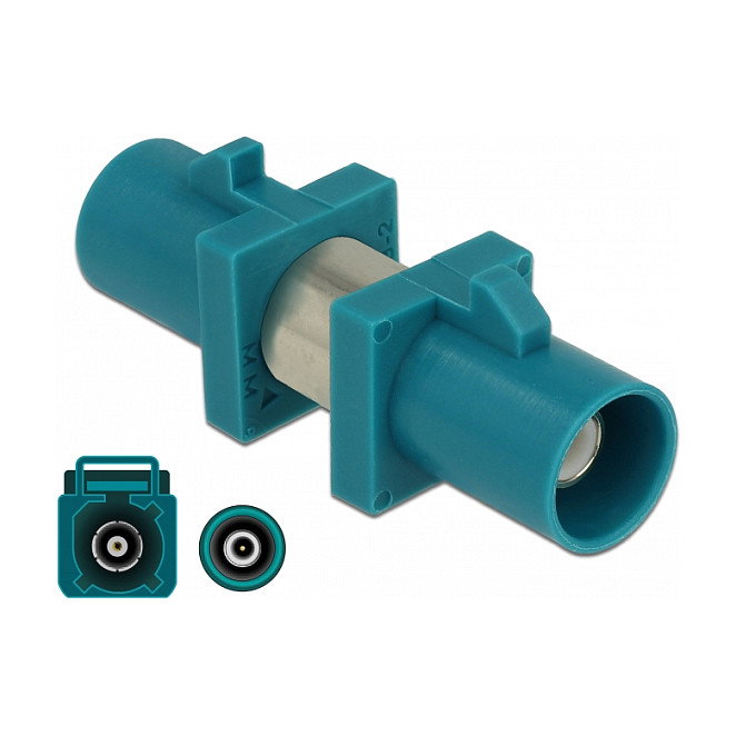 DeLOCK 89858 Adaptador FAKRA Z Macho a FAKRA Z Macho