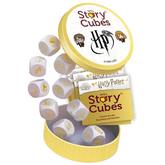 Rory's Story Cubes - Juego de dados narrativo Harry Potter, juego creativo para contar historias, compatible con otros sets, de 1 a 12 jugadores, +8 años