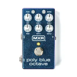 MXR Pedal Octavador Poly Blue Octave con Fuzz y Modulación Polifónico