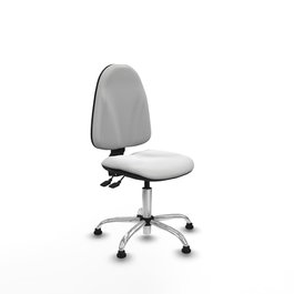 PIQUERAS Y CRESPO Silla de oficina Algarra en Blanco con mecanismo Asincro