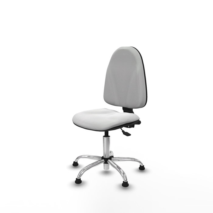 PIQUERAS Y CRESPO Silla de oficina Algarra en Blanco con mecanismo Asincro