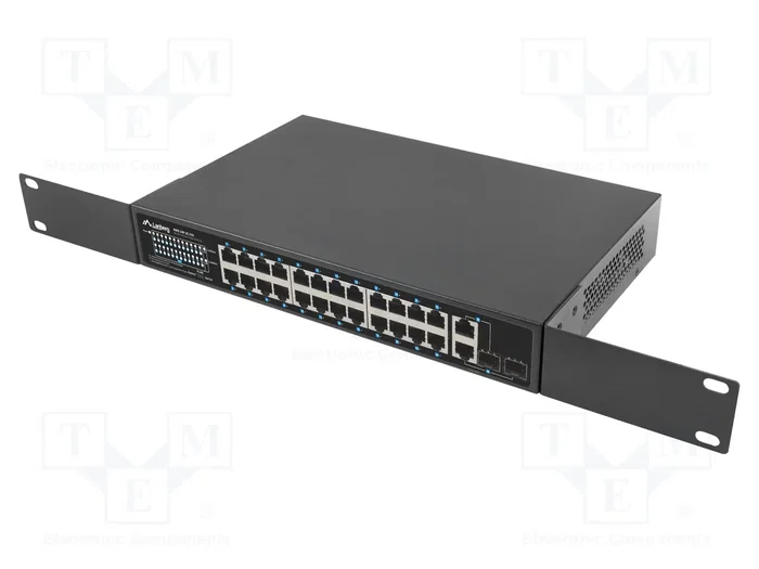 Lanberg RSFE-24P-2C-360 Switch No administrado PoE+ 26 Puertos