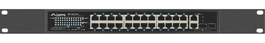Lanberg RSFE-24P-2C-360 Switch No Administrado 24 Puertos PoE+ 2 Combo Gigabit