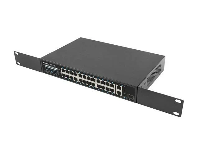 Lanberg RSFE-24P-2C-360 Switch No administrado PoE+ 26 Puertos