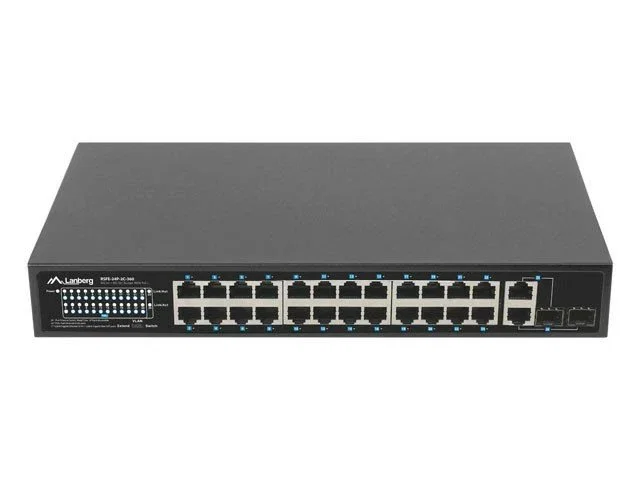 Lanberg RSFE-24P-2C-360 Switch No administrado PoE+ 26 Puertos