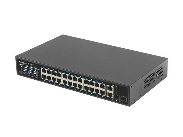Lanberg RSFE-24P-2C-360 Switch No administrado PoE+ 26 Puertos