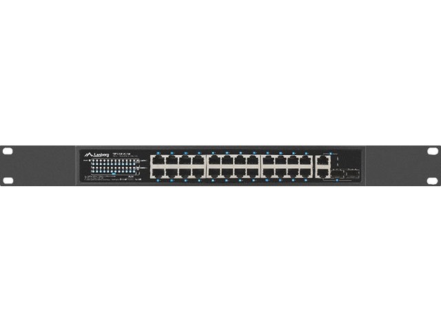 Lanberg RSFE-24P-2C-360 Switch No administrado PoE+ 26 puertos Lanberg RSFE-24P-2C-360 Switch No administrado PoE+ 26 puertos