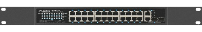 Lanberg RSFE-24P-2C-360 Switch 24 Puertos 100Mb PoE+ 2x Combo Gigabit Lanberg RSFE-24P-2C-360 Switch 24 Puertos 100Mb PoE+ 2x Combo Gigabit