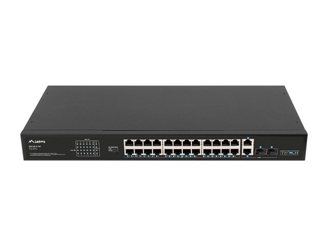 Lanberg RSFE-24P-2C-360 Switch No administrado PoE+ 26 puertos Lanberg RSFE-24P-2C-360 Switch No administrado PoE+ 26 puertos