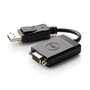 Dell Adaptador de Video DisplayPort a VGA, Negro, Soporta 1920x1200