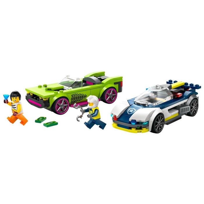 LEGO City Coche de Policía y Potente Deportivo 60415