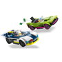 LEGO 60415 Coche de Policía y Potente Deportivo - Set de Construcción LEGO City con Interceptador y Vehículo de Fuga para Niños +6 Años