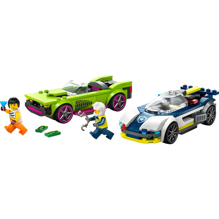 LEGO 60415 Coche de Policía y Potente Deportivo - Set de Construcción LEGO City con Interceptador y Vehículo de Fuga para Niños +6 Años LEGO 60415 Coche de Policía y Potente Deportivo - Set de Construcción LEGO City con Interceptador y Vehículo de Fuga para Niños +6 Años