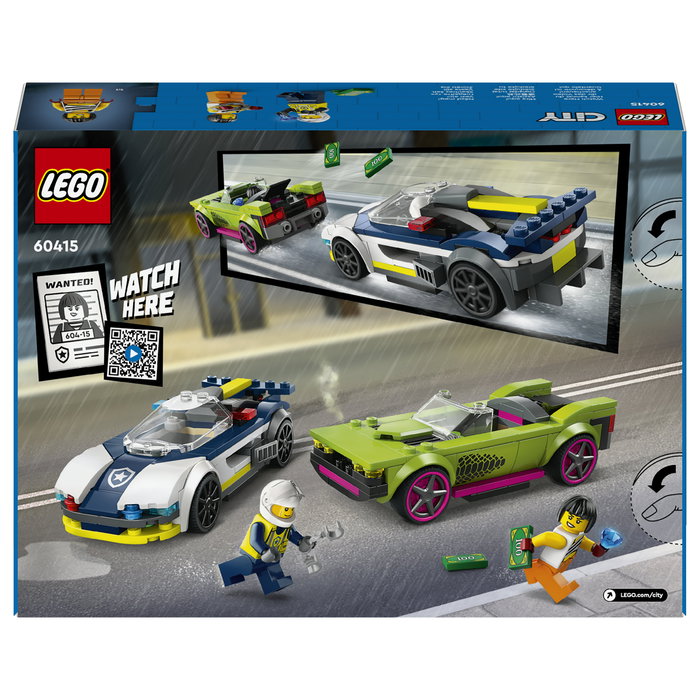 Lego City Persecución en Coche de Policía y Muscle Car 60415 Lego City Persecución en Coche de Policía y Muscle Car 60415