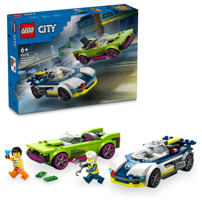 Lego City Persecución en Coche de Policía y Muscle Car 60415 Lego City Persecución en Coche de Policía y Muscle Car 60415