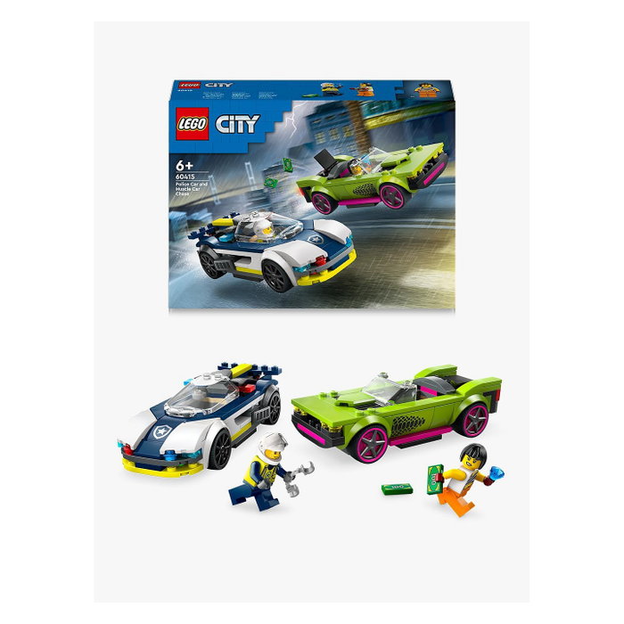 Lego City Persecución en Coche de Policía y Muscle Car 60415 Lego City Persecución en Coche de Policía y Muscle Car 60415