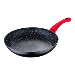 San Ignacio Sartén Toledo Ø26 cm Aluminio Forjado Inducción Antiadherente Mango Rojo