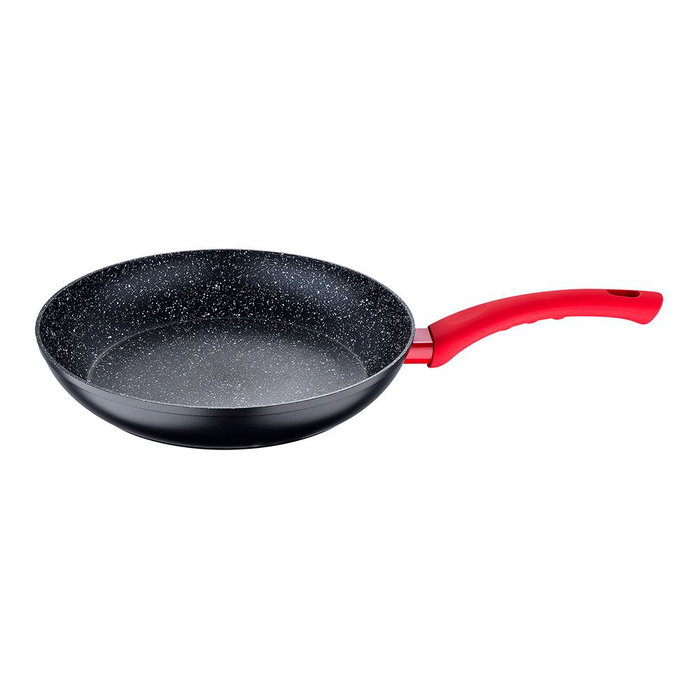 San Ignacio Sartén Toledo Ø26 cm Aluminio Forjado Inducción Antiadherente Mango Rojo