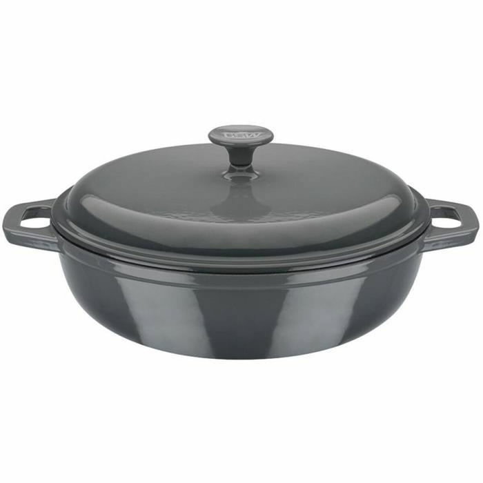 GSW Cacerola de hierro fundido macizo Grey Shadow 30 cm Gris GSW Cacerola de hierro fundido macizo Grey Shadow 30 cm Gris