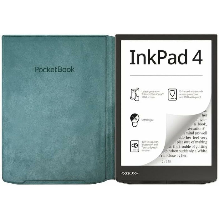 Funda para Tablet PocketBook InkPad 4, InkPad Color 2 e InkPad Color 3 Verde