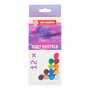 TALENS ART CREATION Pasteles Suaves Barras Redondas Solubles en Agua Caja de 12