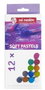 TALENS ART CREATION Pasteles Suaves Barras Redondas Solubles en Agua Caja de 12