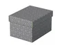Esselte Pack de 3 cajas de almacenamiento de cartón gris 255x200x150mm