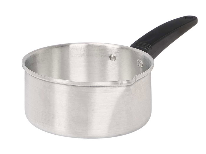 KINVARA Cazo de Aluminio 14cm Plata 1 l, Pack de 10 KINVARA Cazo de Aluminio 14cm Plata 1 l, Pack de 10