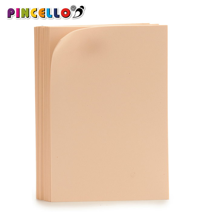 Pincello Juego 10 Laminas Goma Eva Carne 20 cm x 30 cm (Set de 24)