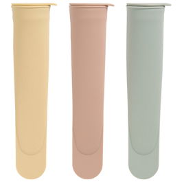 Day Juego de 3 Moldes para Helado de Silicona, 80 ml Cada Uno, Arena Natural, Verde Musgo, Amarillo Arena