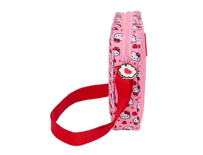 Bolso Bandolera Hello Kitty Rosa 16 x 18 x 4 cm