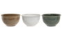 DKD Home Decor Set de 6 Cuencos de Gres Esmaltado JIAHUA 25 Surtido