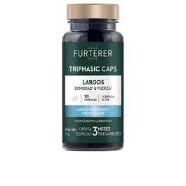 Rene Furterer TRIPHASIC CAPS largos densidad & fuerza cápsulas 90 u para cabello largo