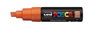 POSCA Marcador PC-8K Punta Biselada 8.0mm Naranja No Permanente