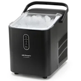 Orbegozo MHh 1200 Máquina para Hacer Hielo, 12 kg/día, 120 W, Capacidad 1 Litro, 8 Cubitos por Ciclo, 2 Tamaños, Función Autolimpieza, Compacta y Silenciosa