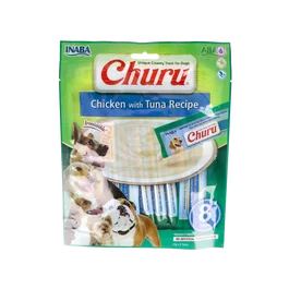 CHURU VET Churu Dog Receta De Pollo Con Atun 8P 1 Bolsa De 8 Sticks